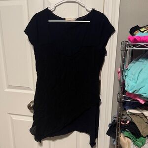Elegant Black Women's Top